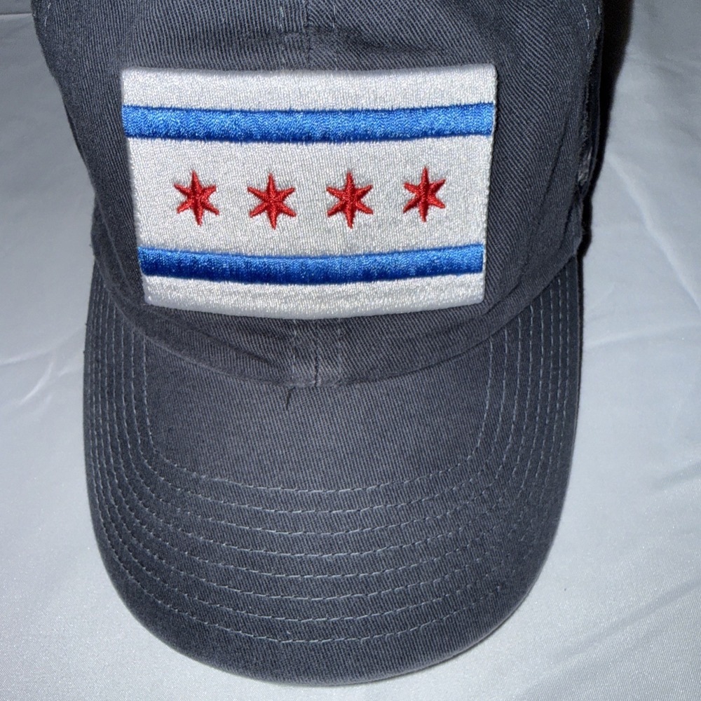 Chicago Flag '47 Brand Hat Clean Up Mens's OSFM Navy/Grey Cotton Streetwear - Picture 3 of 8